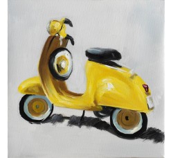 Bubola e Naibo 30x30 "Жёлтый мотоцикл"