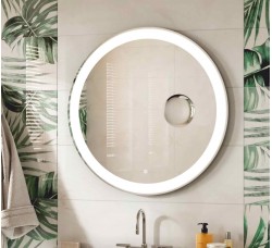 Овальное  Зеркало для ванной комнаты Aroma LED