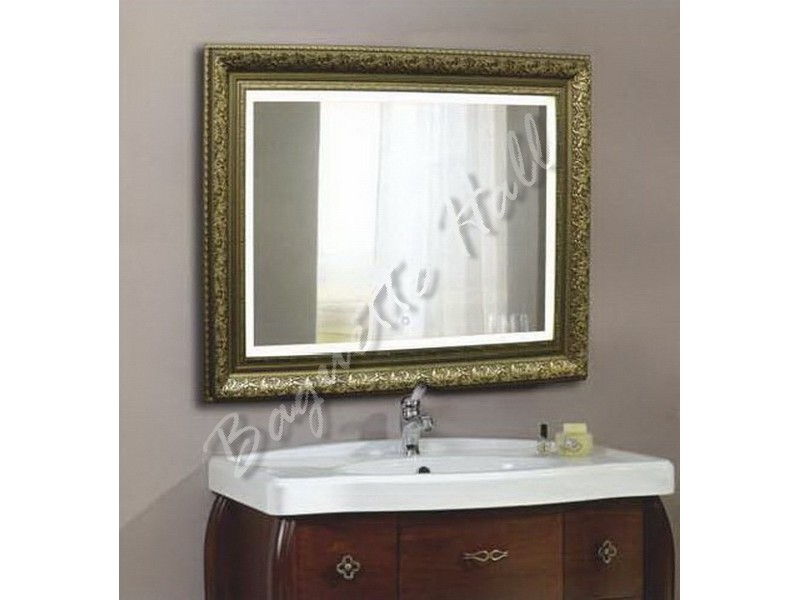 Зеркало для ванной комнаты с LED-подсветкой и сенсорным выключателем 920мм х 710мм
