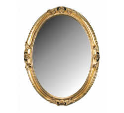 Зеркало в изящной  утончённой раме в стиле Барокко 