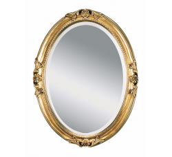 Зеркало в изящной утончённой раме в стиле Барокко с фацетом